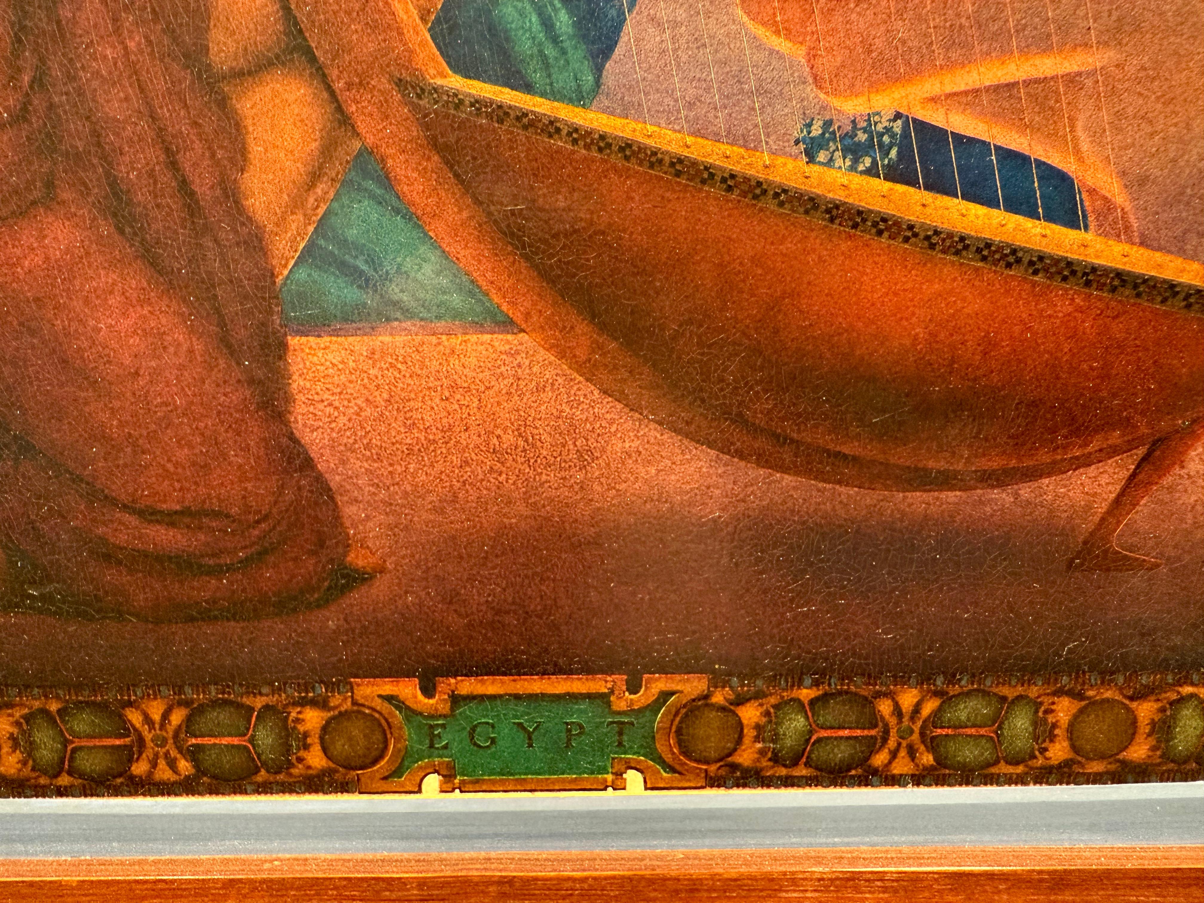 Egypt, Original Edison Mazda Calendar Illustration For Sale 3