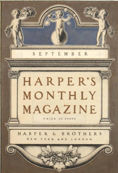 Used Harper's Monthly Magazine Cover