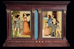 Antique My Duty Towards my Neighbor, and My Duty Towards God (diptych)