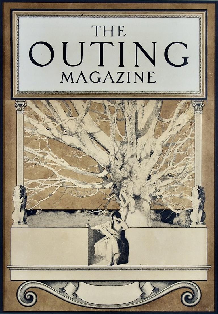 „The Outing Magazine“ Last Rose of Summer Original-Coverillustration im Angebot 2