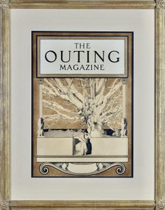"The Outing Magazine" Última rosa del verano Ilustración original de portada