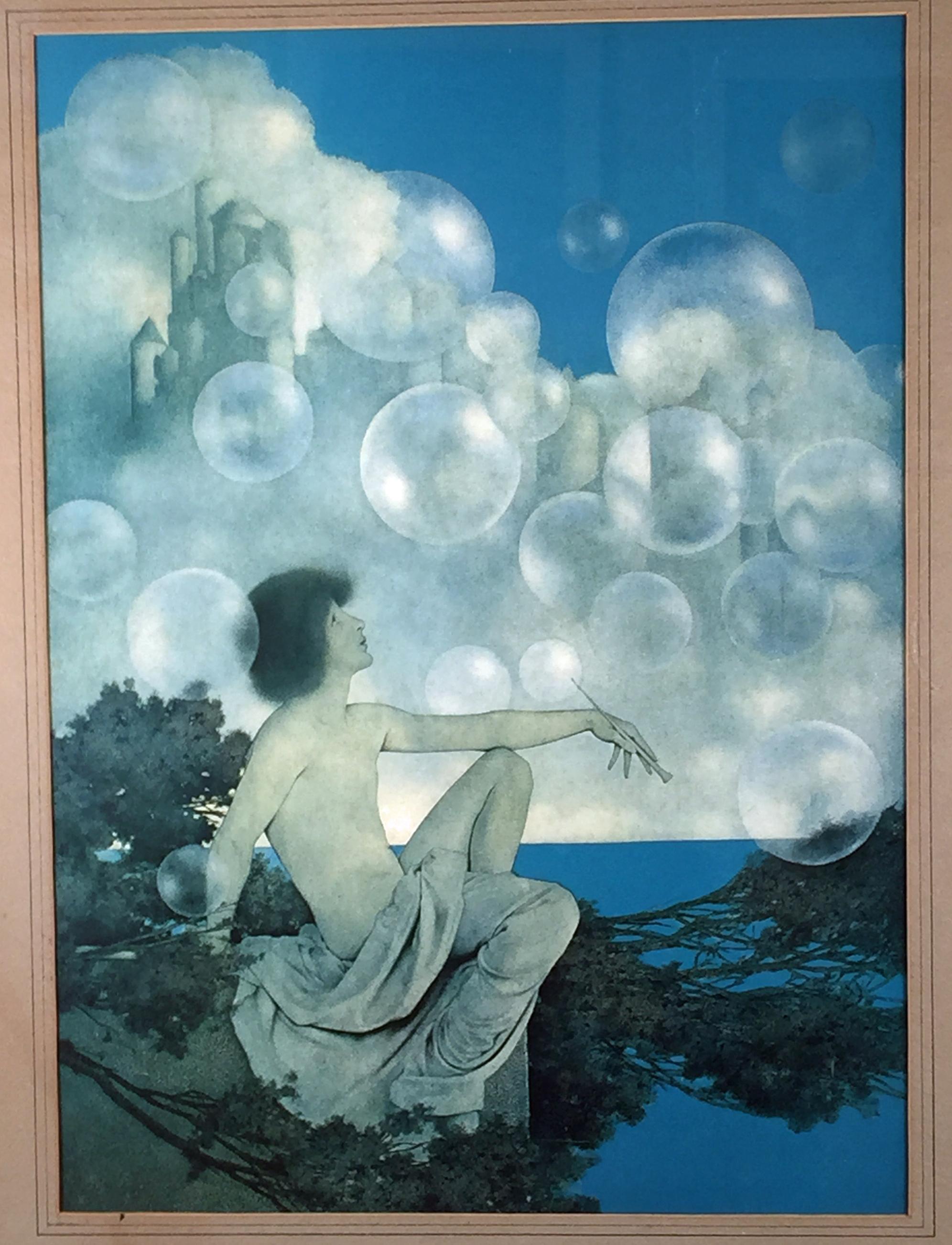 Maxfield Parrish Figurative Print - AIR CASTLES