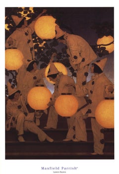 Maxfield Parrish-Lantern Bearers-35.25" x 24"-Poster-2001-Brown, Orange