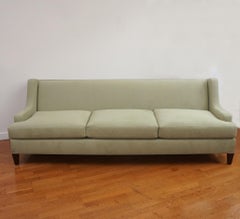 M C Home Maxfield Contemporary Tight Back Three-Seat Custom Sofa