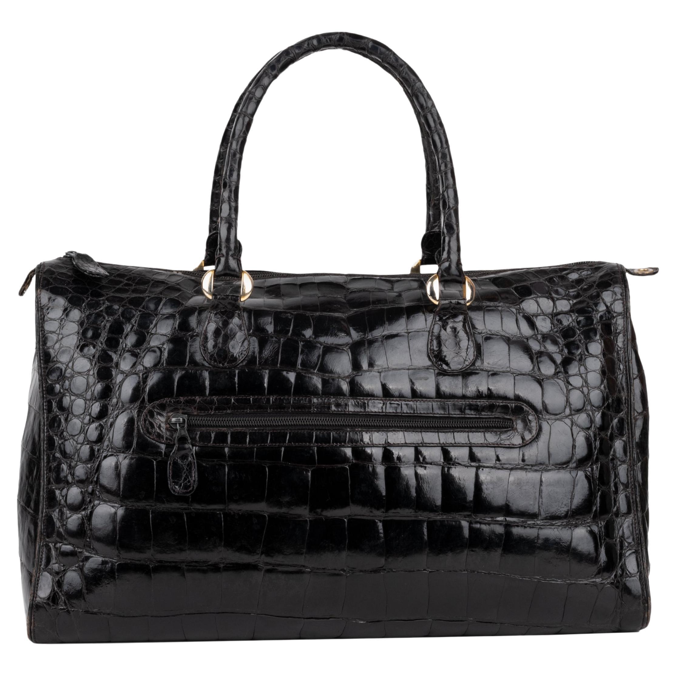 Crocodile skin bag price hot sale