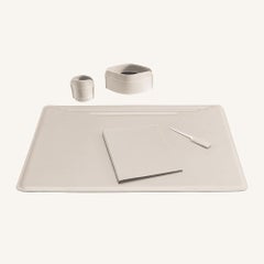 Maxi desk set in leather EBE 5pcs