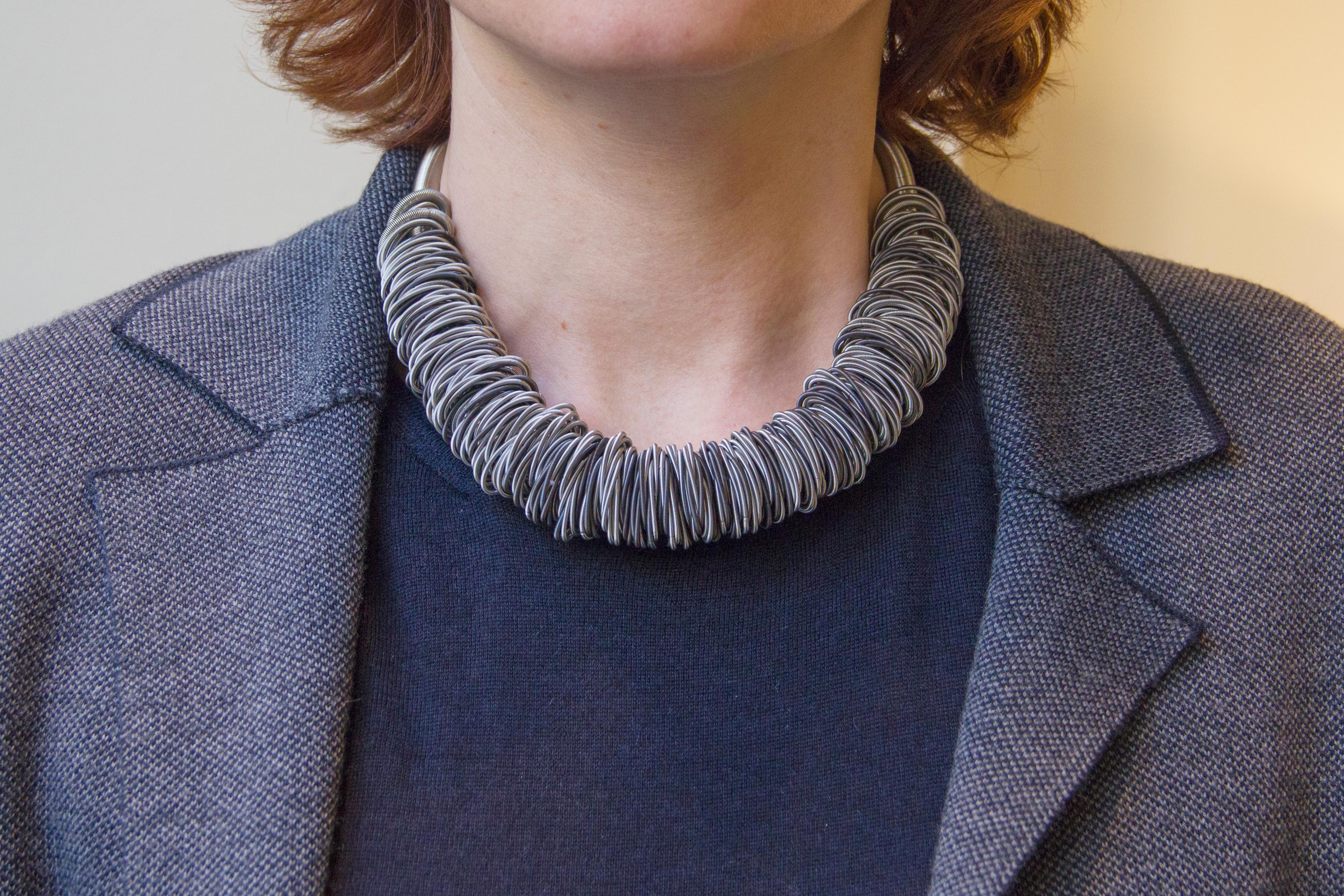 Collana Maxi One in acciaio inossidabile in vendita 1
