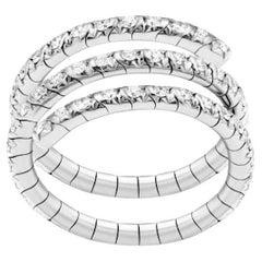 Maxi Serpent Diamant Weißgold Exklusiver Ring für Sie
