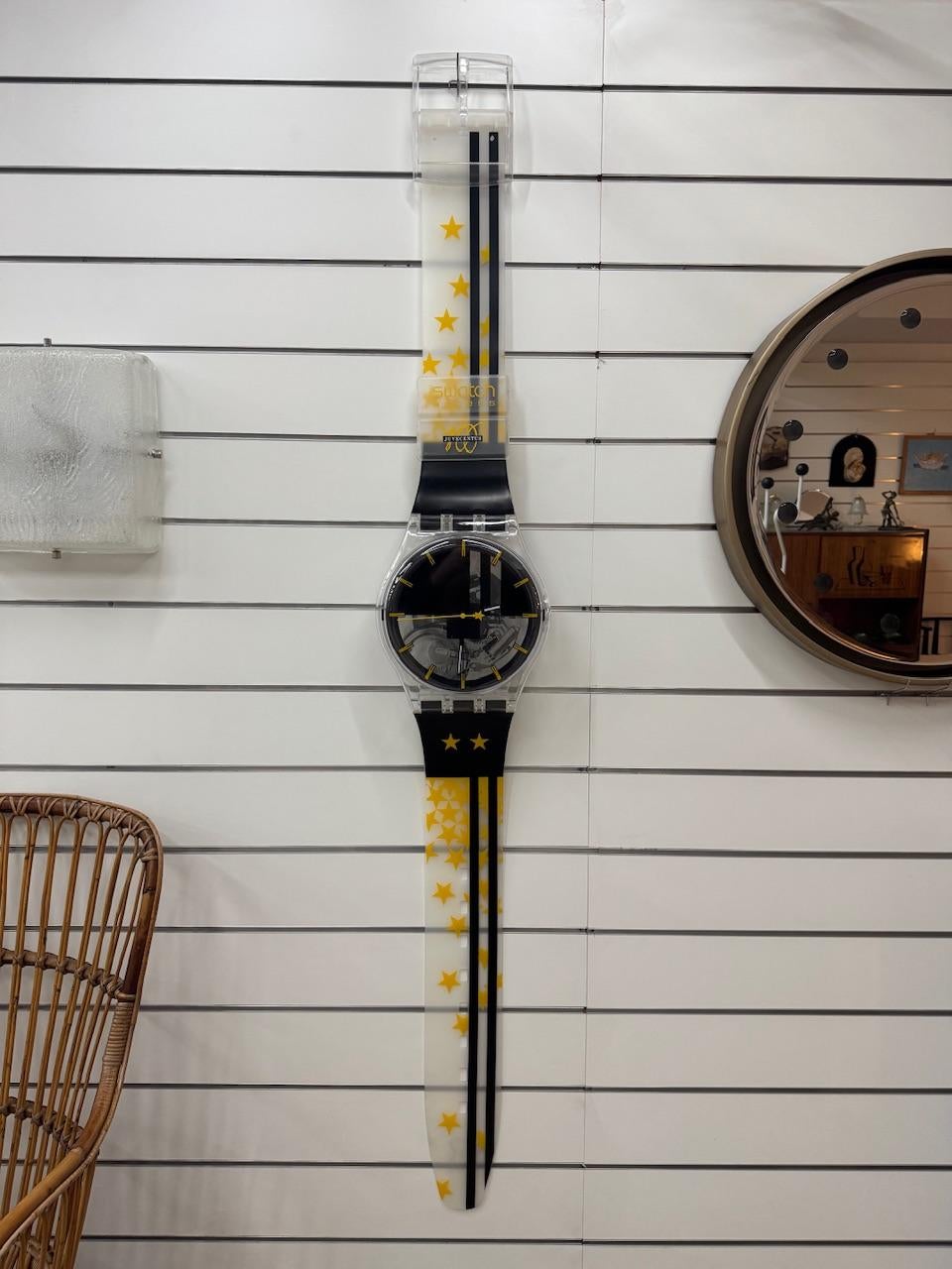 Maxi Swatch da parete Juventus JUVECENTUS Centenario Limited Edition in vendita 3