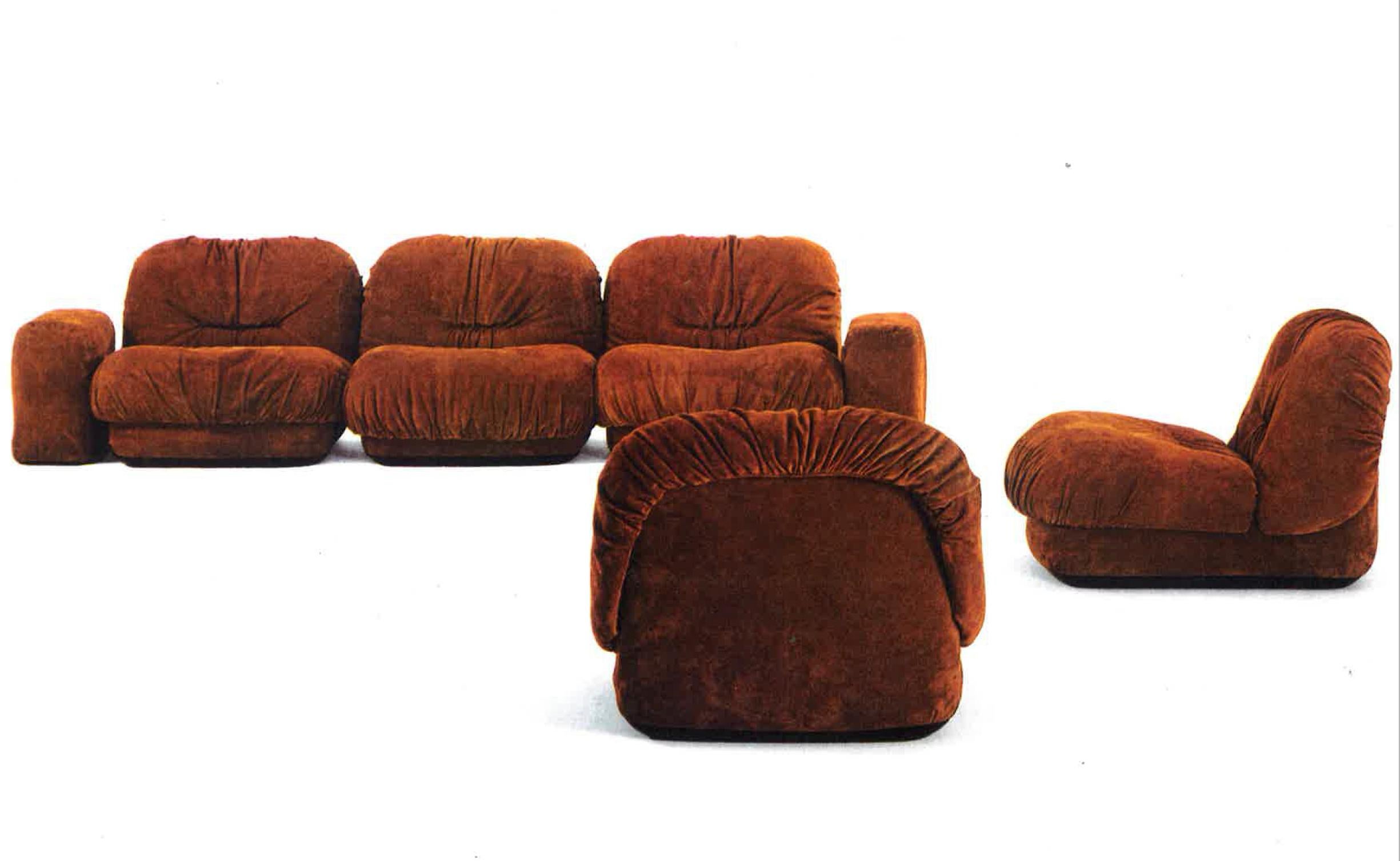 Maxijumbo Lounge Seating by Alberto Rosselli for Saporiti 8