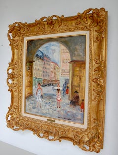 Stroll Around The City French Post Impressionist