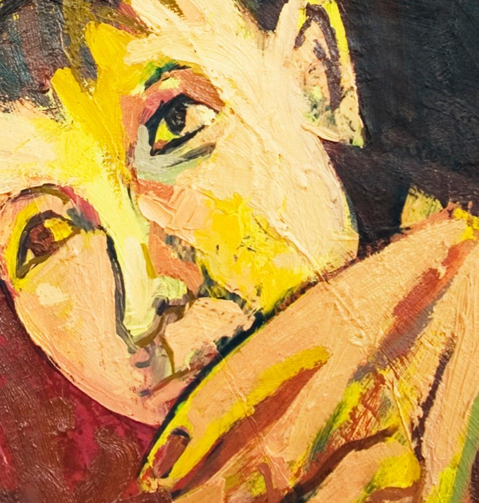 Grand-père et grand-père - Contemporain Painting par Maxim Kantor