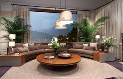 Maxim Large Round Sofa by Umberto Asnago