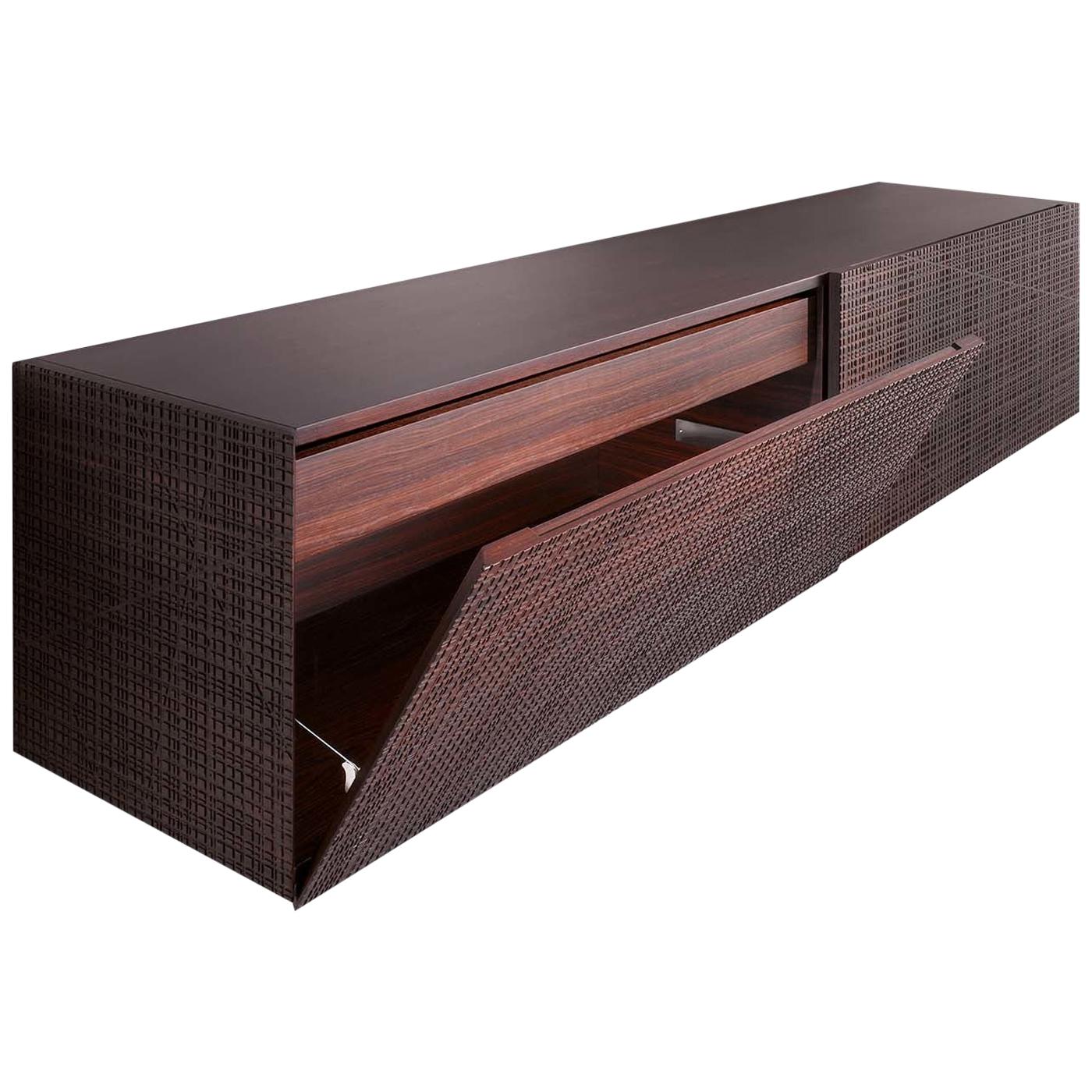 Maxima Suspended Sideboard by Bartoli Design For Sale