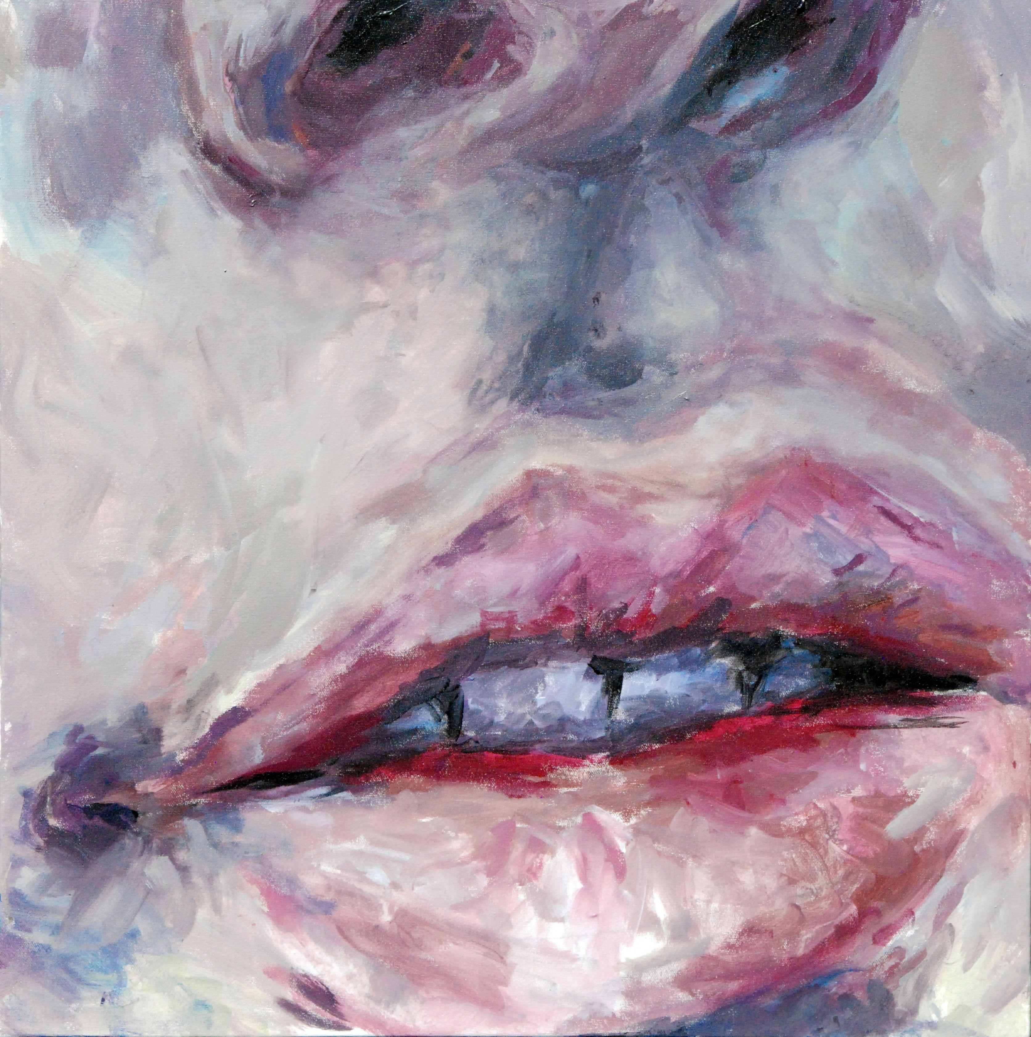 Figurative Painting di Maxime Cousineau-PÃ©russe - No More, Pittura, Acrilico su tela