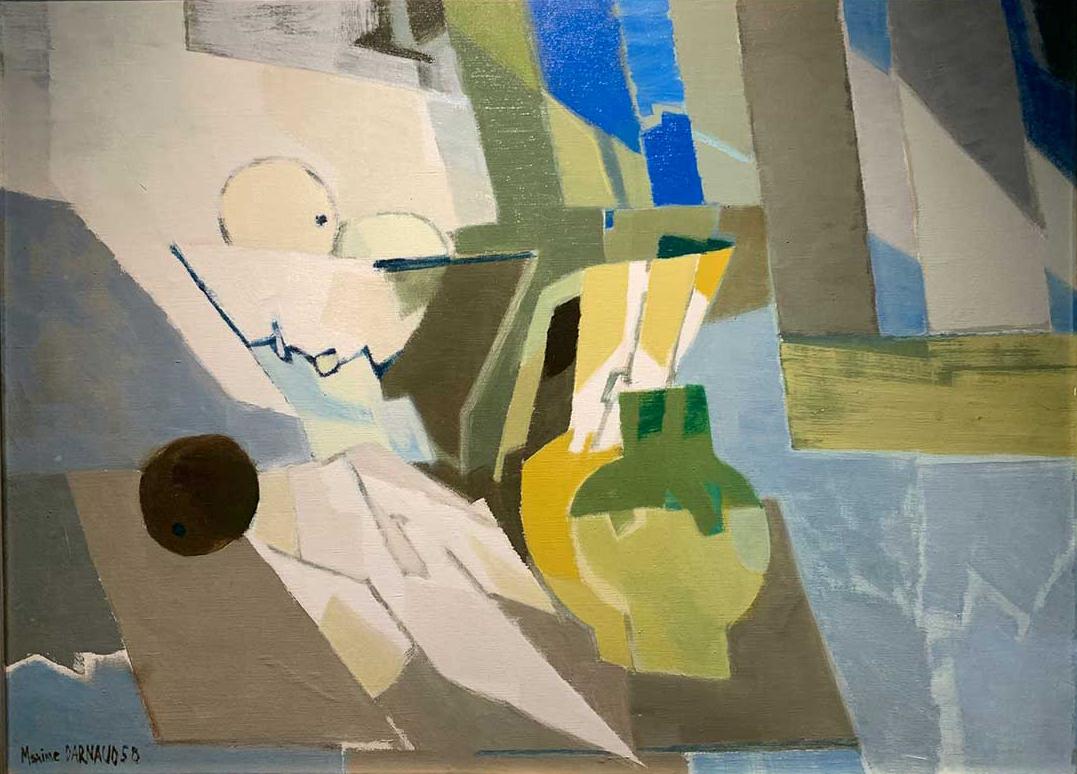 'Darnaud Abstract' by Maxime Darnaud, Oil on Canvas For Sale 3