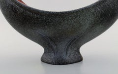 Maxime Fillon, France, Giant Bowl in Glazed Stoneware, 1956
