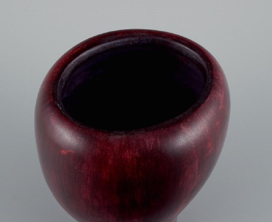 Late 20th Century Maxime Fillon, French Ceramist, Unique Ceramic Vase, circa 1970 For Sale