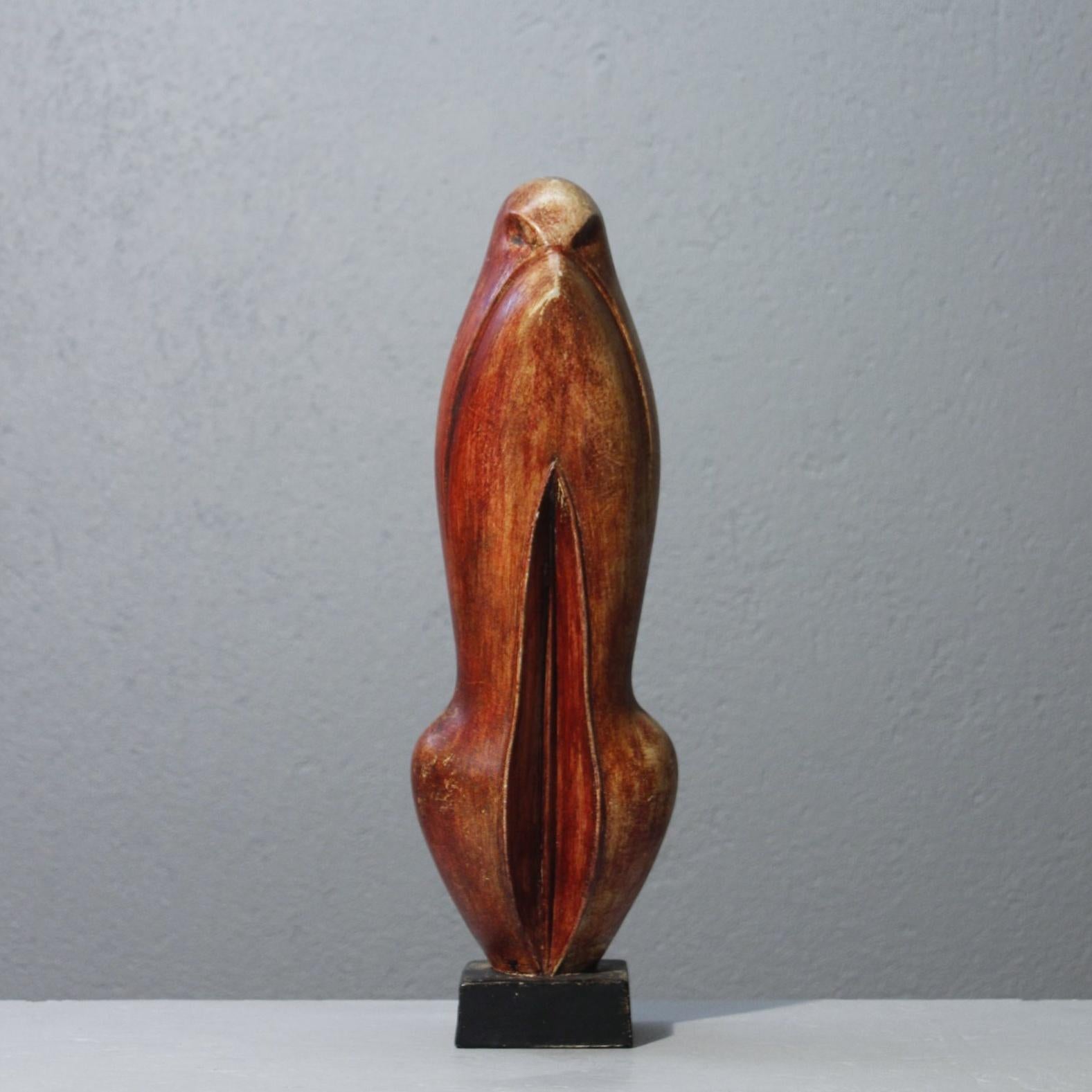 Bellissima scultura zoomorfa in gesso patinato di Maxime Fillon, circa 1970, proveniente dallo studio dell'artista. 

In buone condizioni, alcune tracce di età, firma incisa sulla base. 