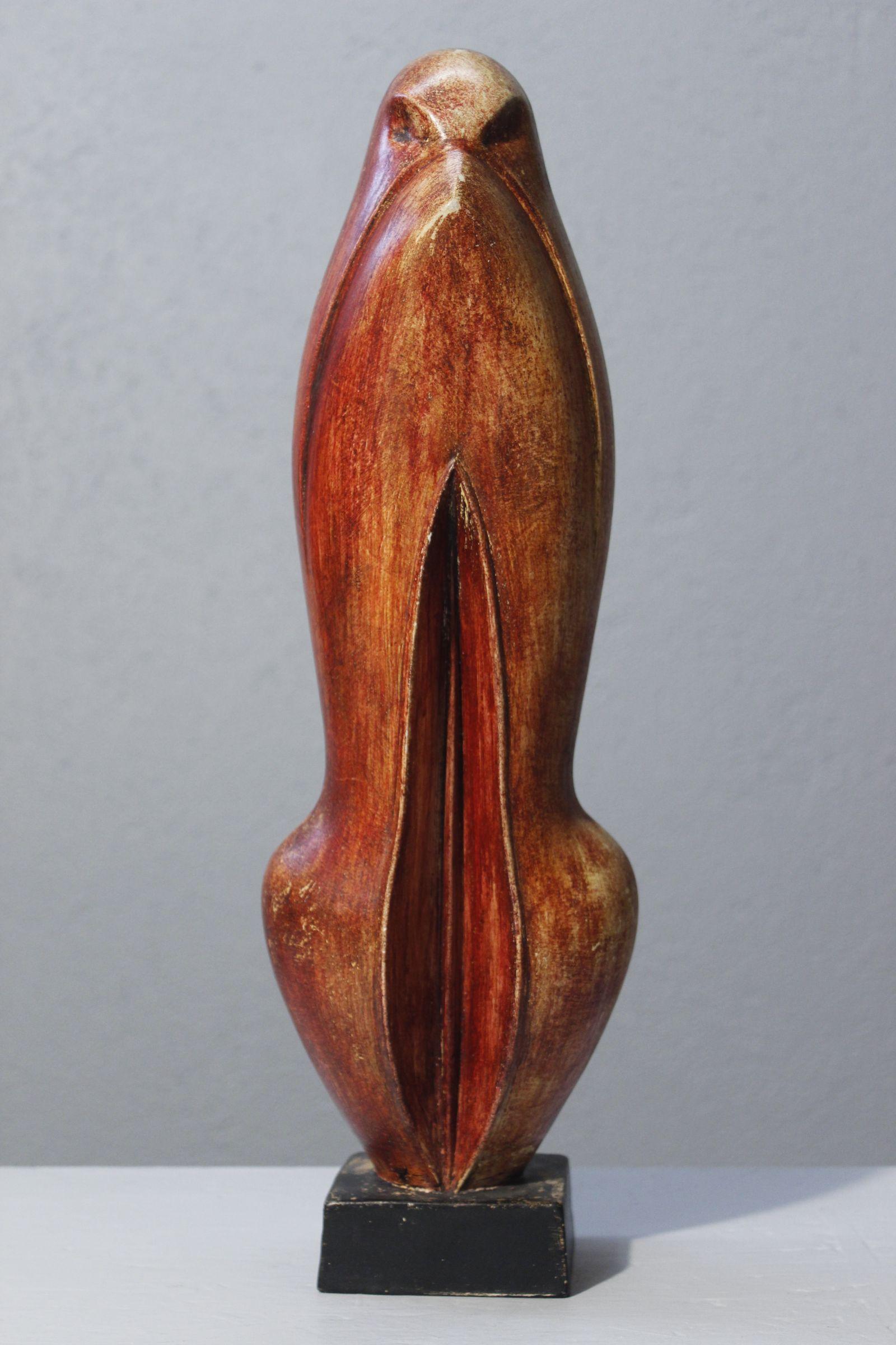 Intonaco Maxime Fillon (1920-2003) scultura zoomorfa in gesso patinato in vendita