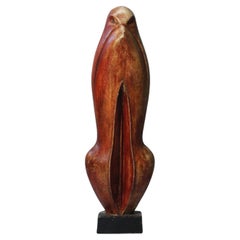 Maxime Fillon (1920-2003) escultura zoomorfa de yeso patinado