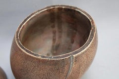 Pot couvert en céramique Maxime Fillon en forme de colombe stylisée