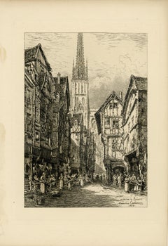 Une rue de Rouen