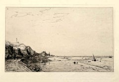 Vue prise du port de Dive (Calvados)