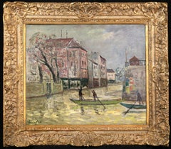 Paris - Les Inondations - Impressionist Landscape Oil Painting by Maxime Maufra