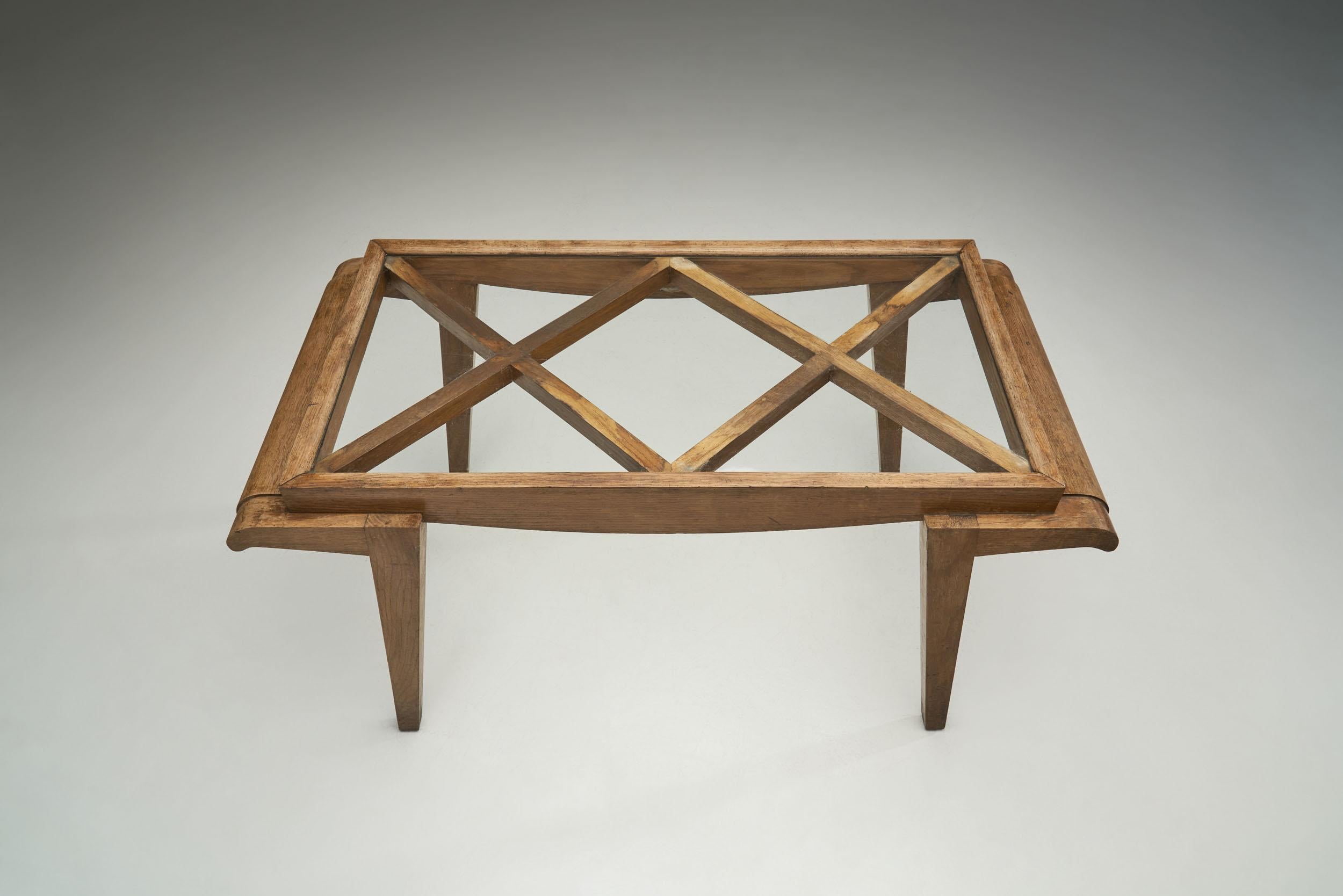 Maxime Old Coffee Table, France 1940s 6