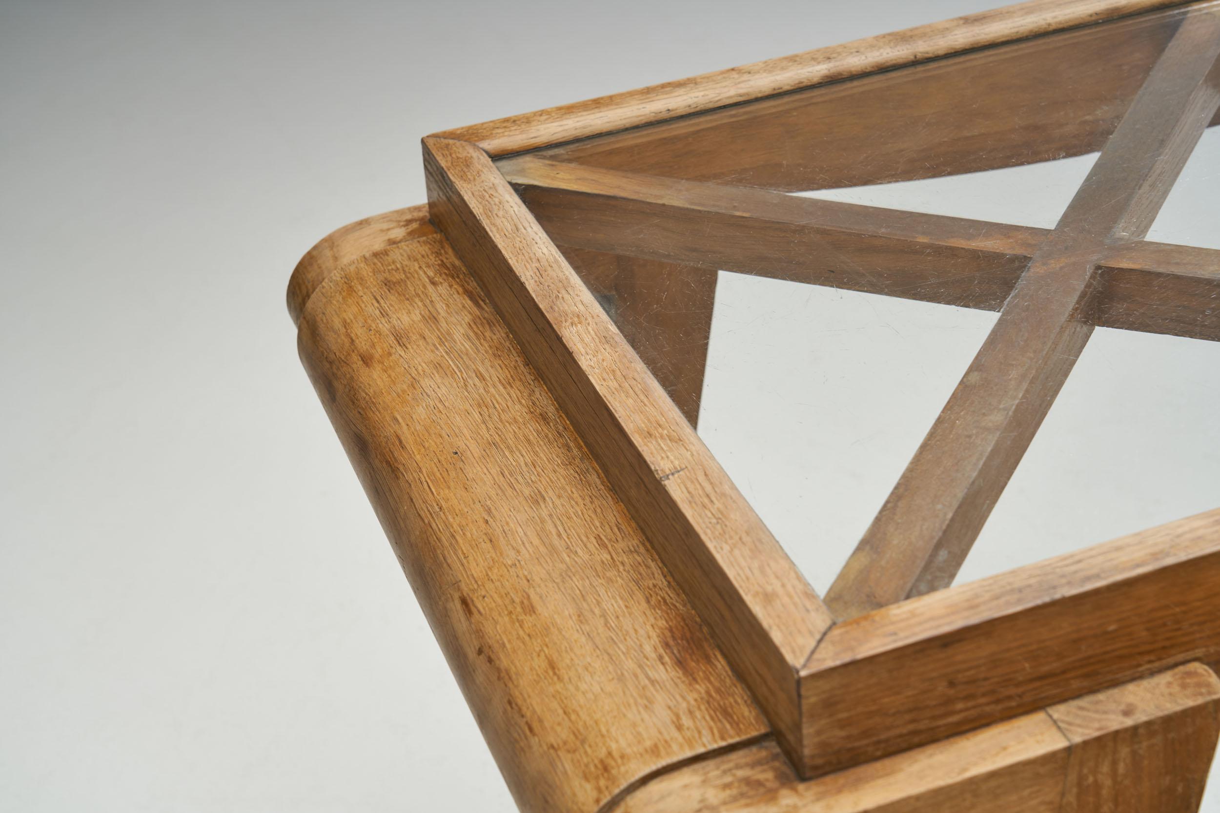 Maxime Old Coffee Table, France 1940s 2