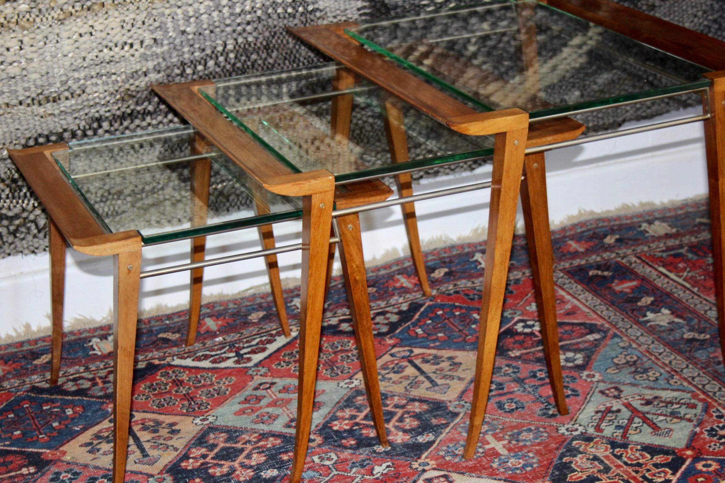 Tables gigognes Maxime Old, circa 1940, France en vente 4