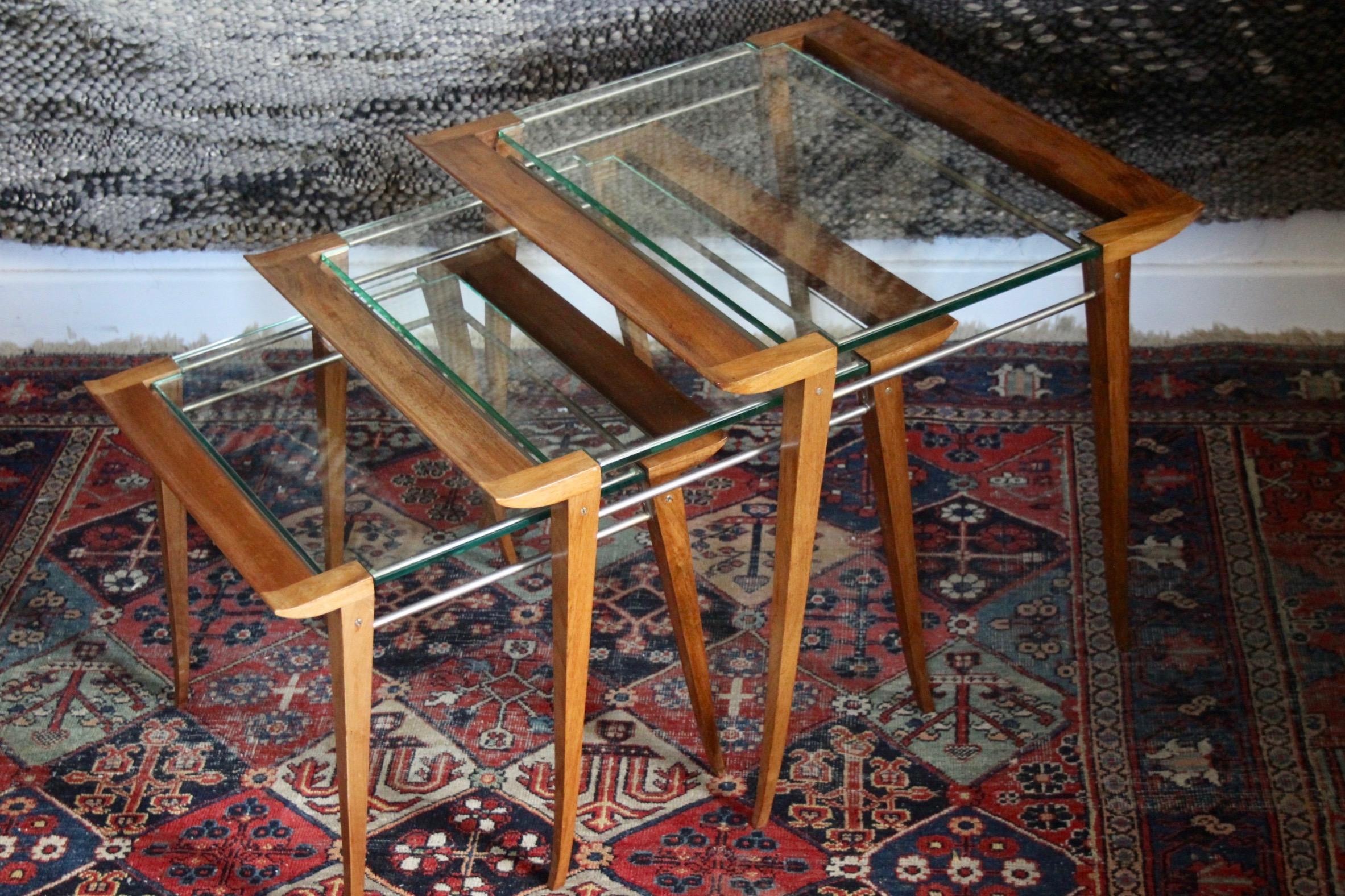 Tables gigognes Maxime Old, circa 1940, France en vente 6