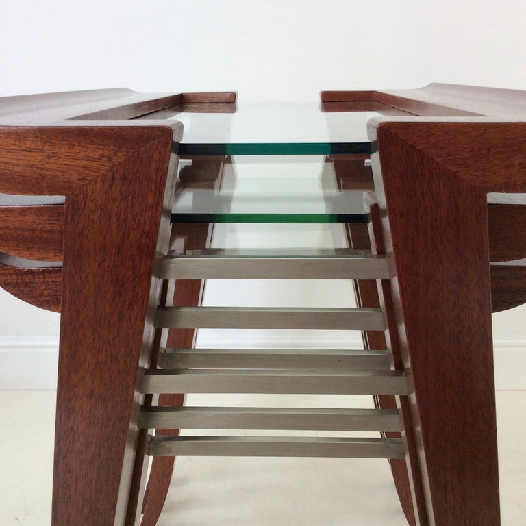 Maxime Old Nesting Tables, circa 1940, France For Sale 5