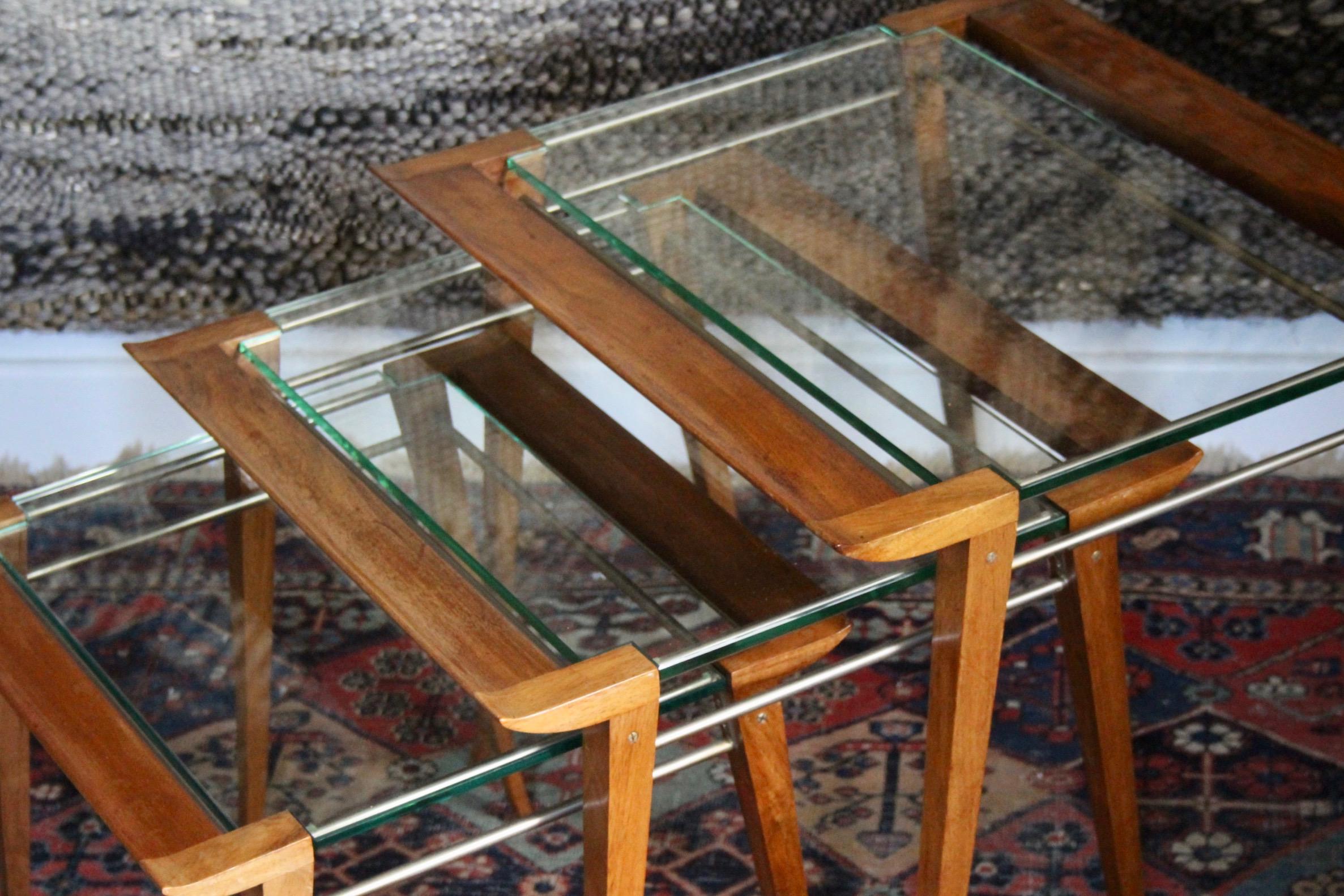 Tables gigognes Maxime Old, circa 1940, France en vente 9