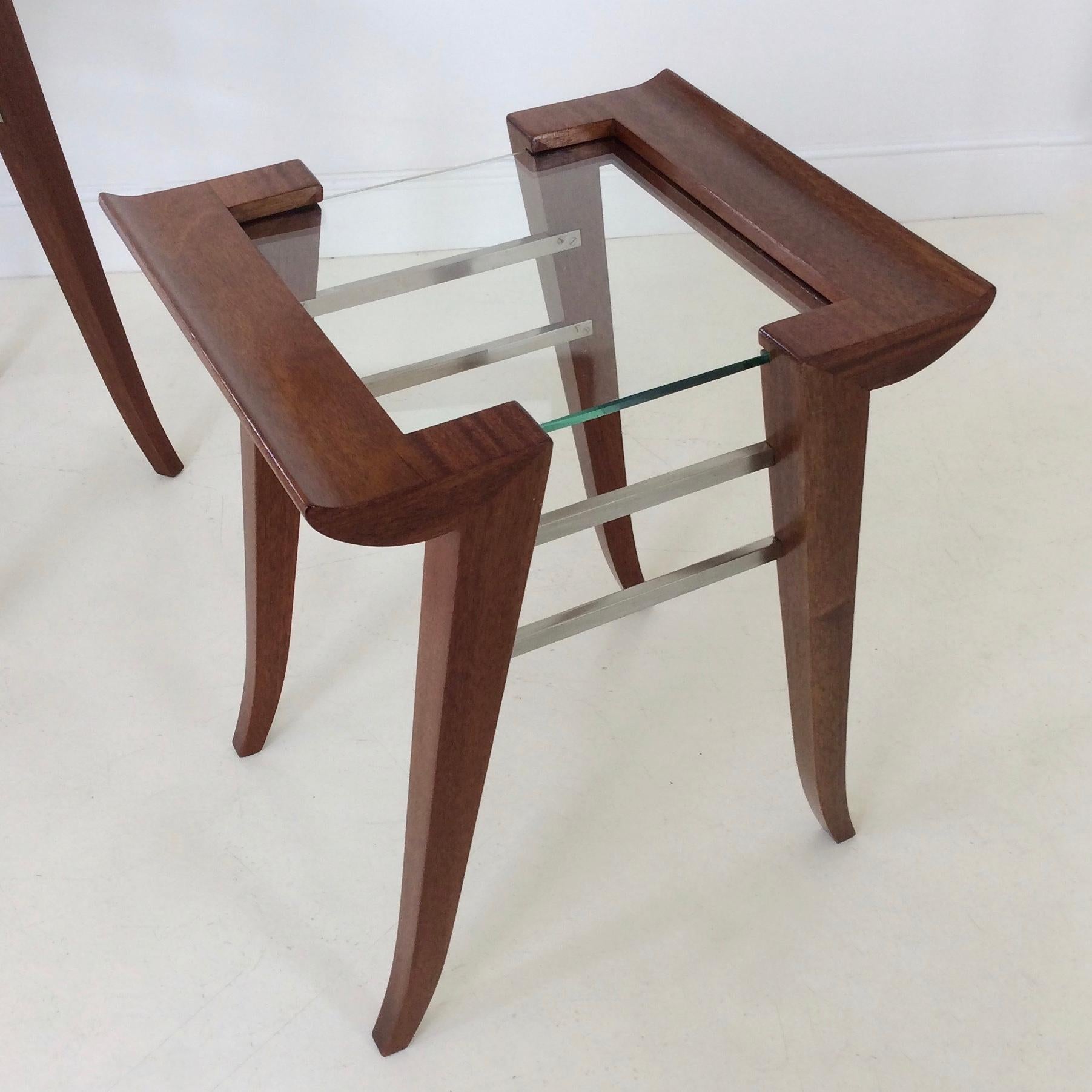 Maxime Old Nesting Tables, circa 1940, France 8