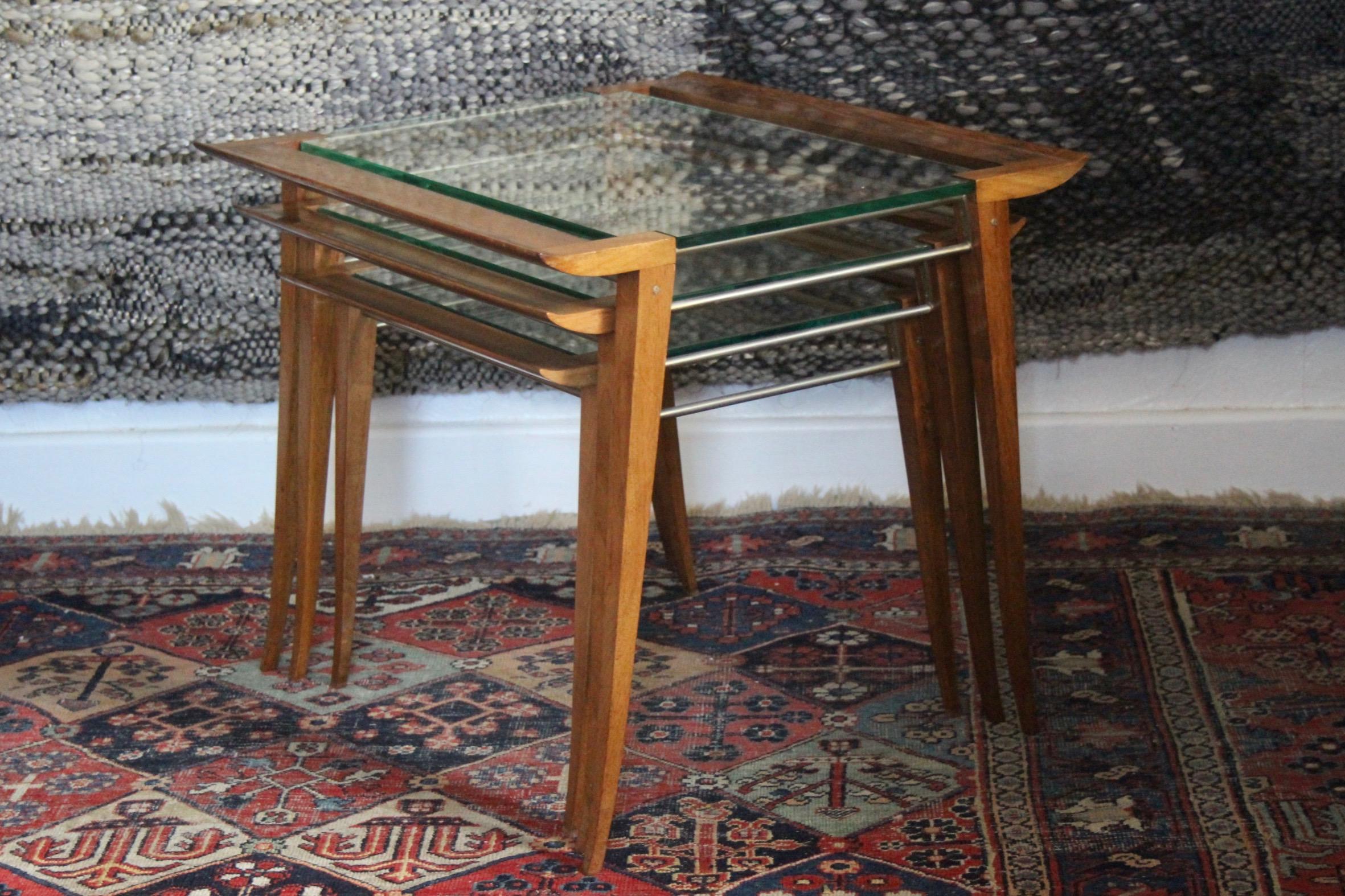 Tables gigognes Maxime Old, circa 1940, France en vente 11