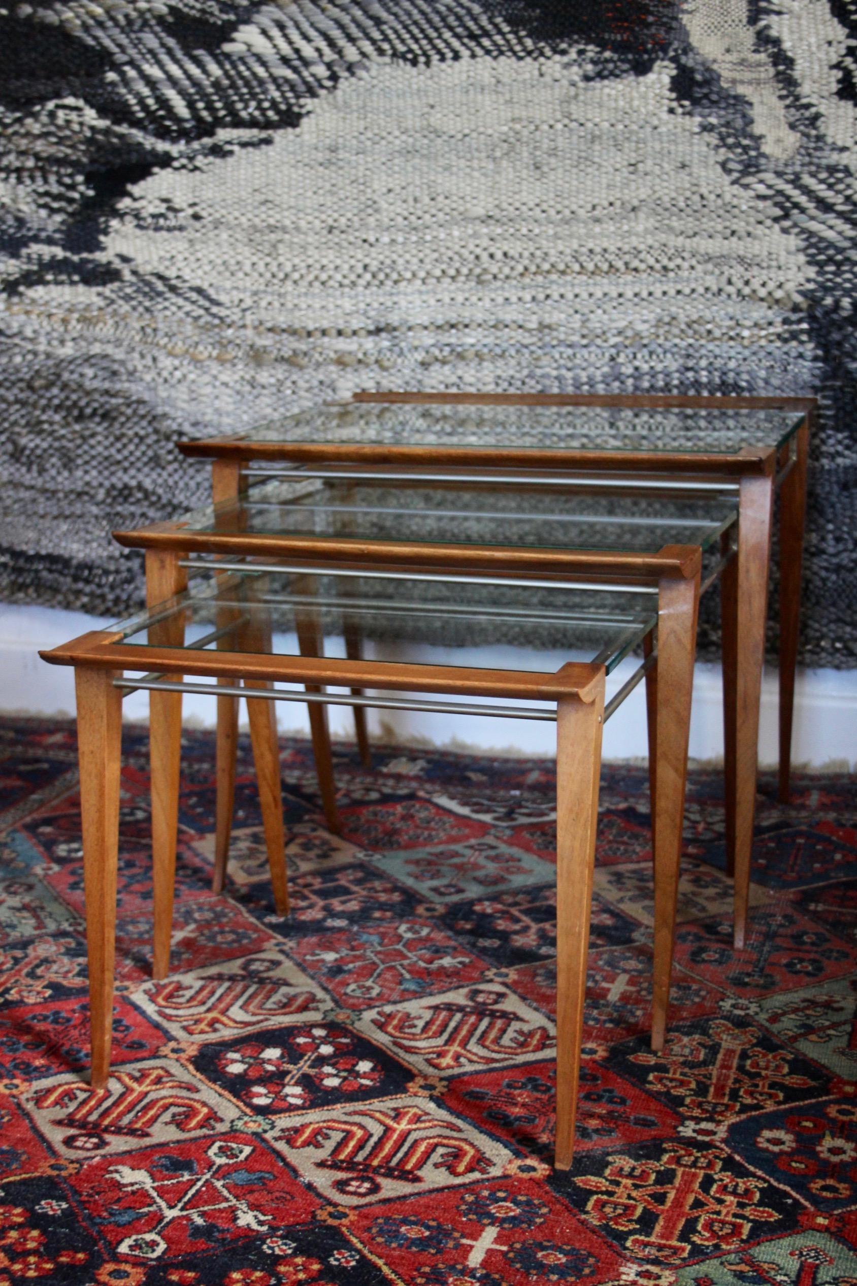 Tables gigognes Maxime Old, circa 1940, France en vente 12