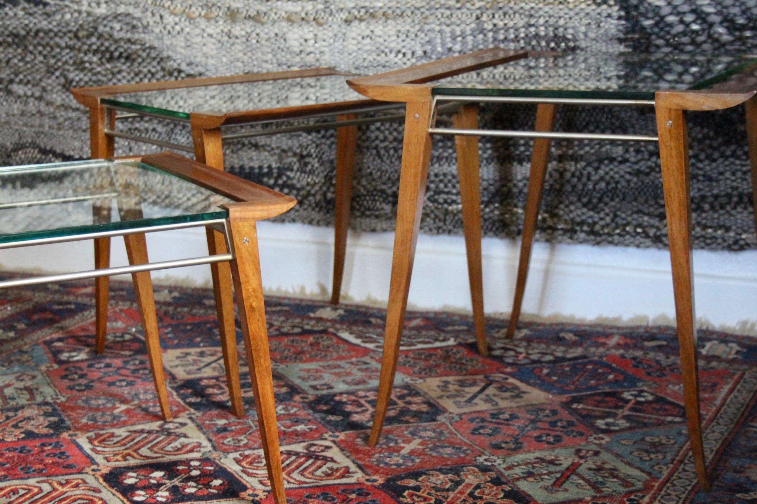 Tables gigognes Maxime Old, circa 1940, France en vente 1