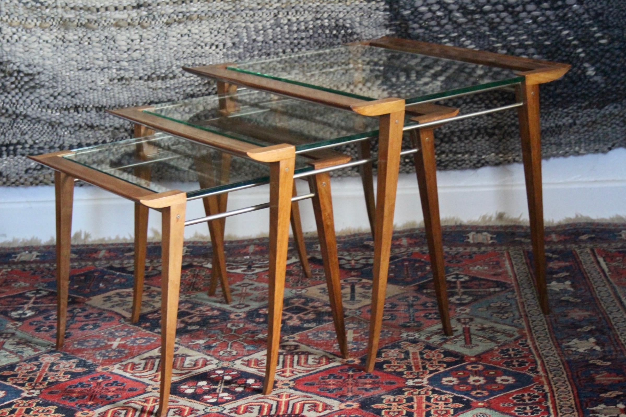 Tables gigognes Maxime Old, circa 1940, France en vente 2