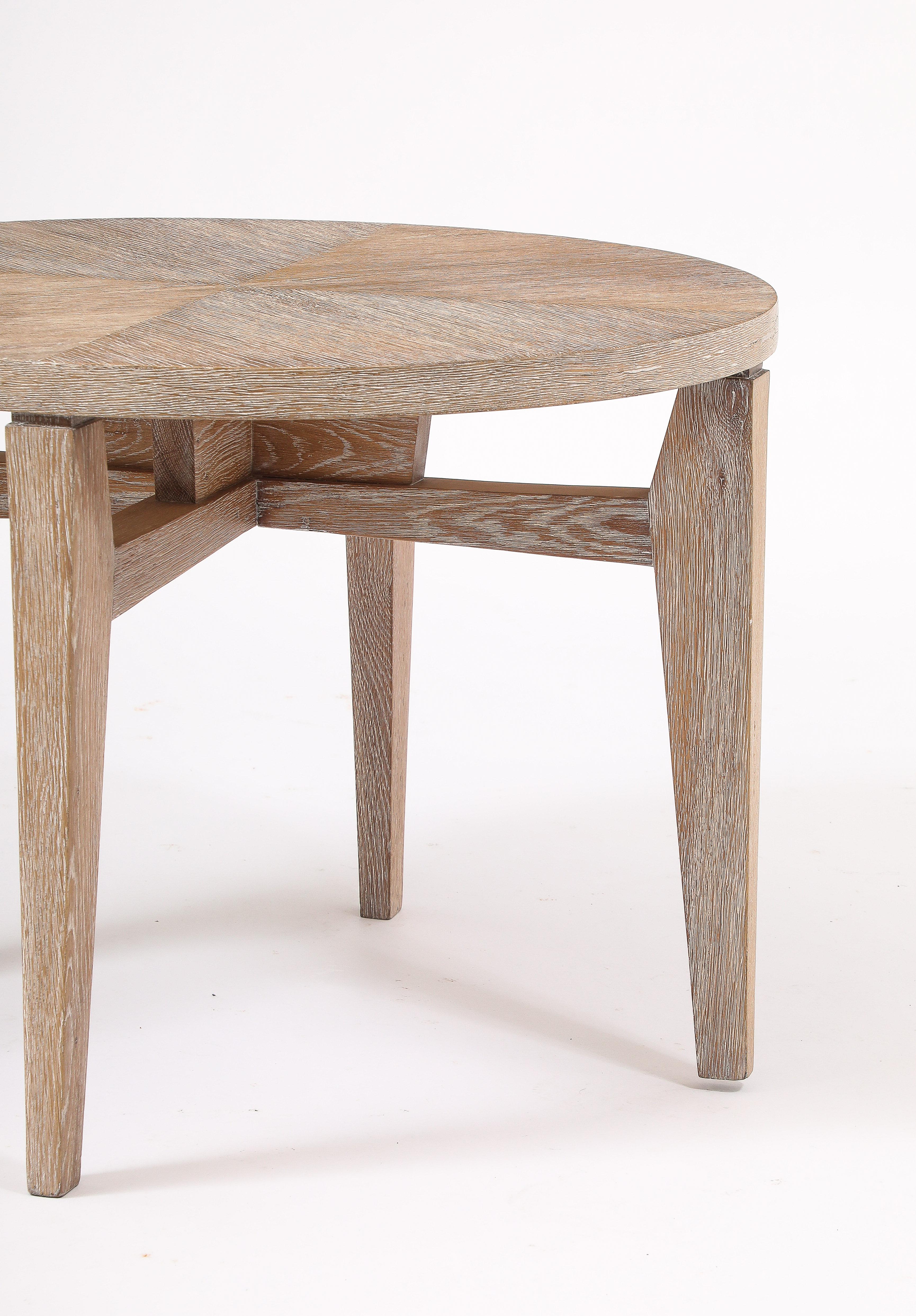 Maxime Old Oak Cocktail Table, France 1940's For Sale 6