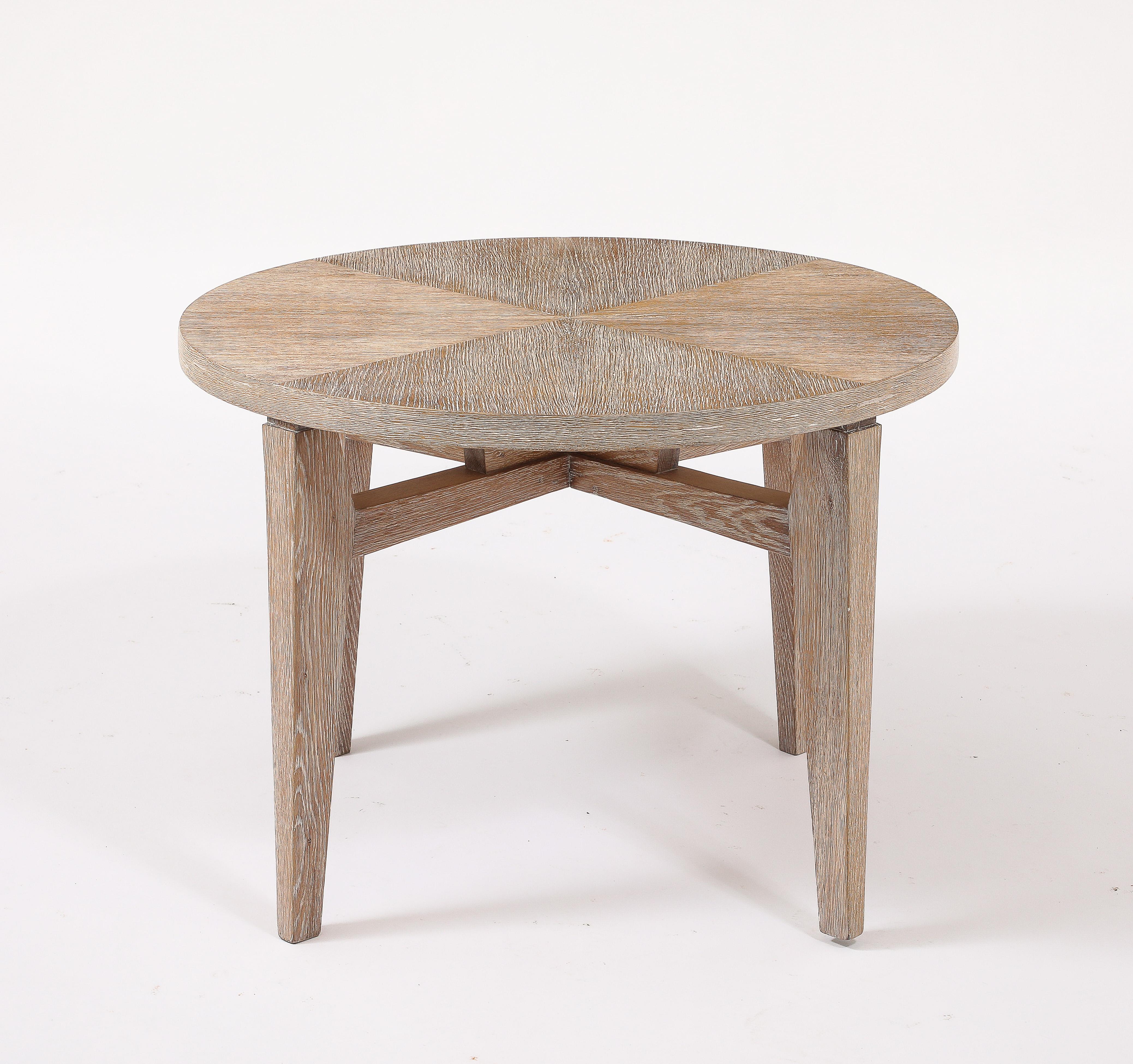 Maxime Old Oak Cocktail Table, France 1940's For Sale 3