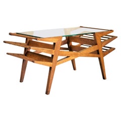 Maxime Old, Oak Coffee Table, France, 1950