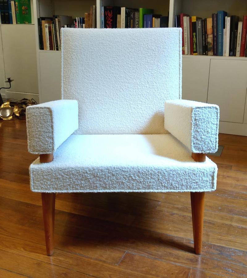 Mid-20th Century Maxime Old, Pair of Armchairs 369 Model, France, 1955-1958