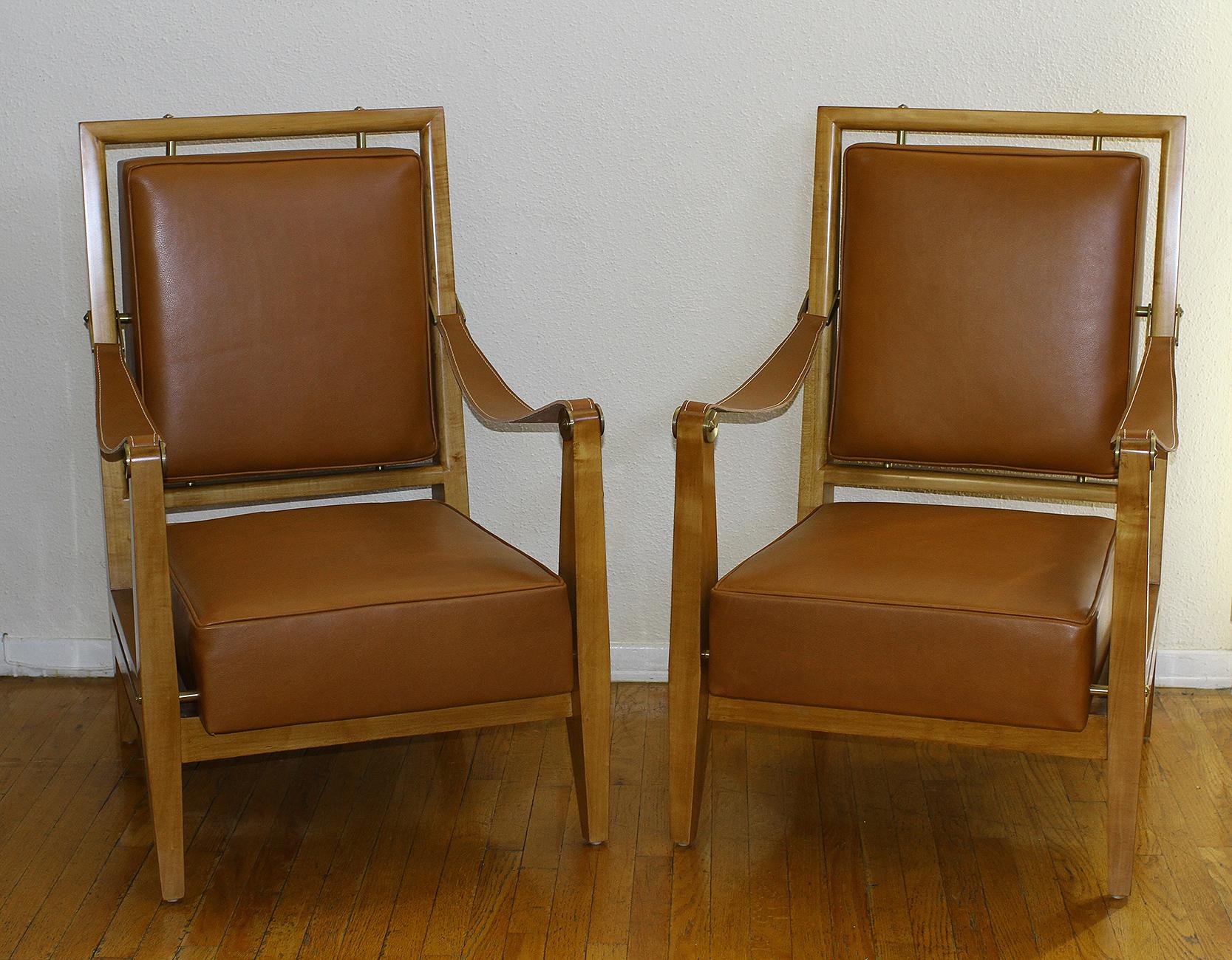 MAXIME OLD (1910 - 1991)

Pair of chairs from the Marhaba Hotel in Morocco, France 1953

Exceptional and extremely rare pair of Maxime Old chairs from the Marhaba Hotel in Morocco.

The chairs has been made by Maxime Old in France in 1953 for this