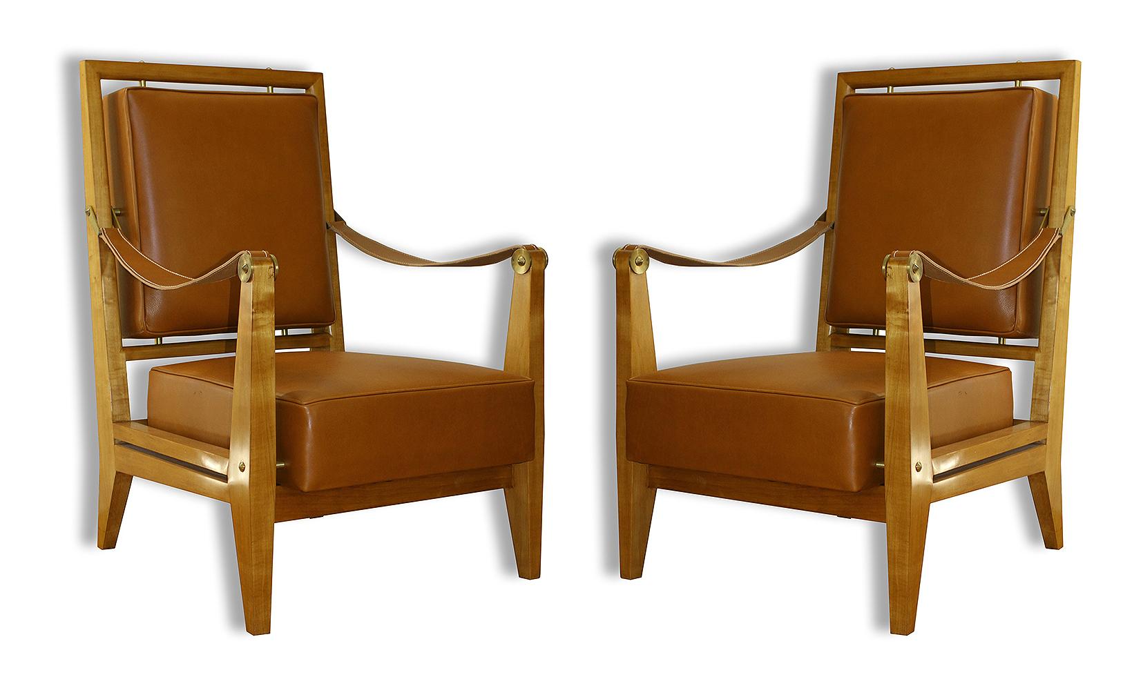 Paire de fauteuils Maxime Old, rares de l'hôtel Marhaba au Maroc en vente 2