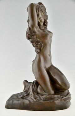 Maxime Real del Sarte, « Ivresse », sculpture Art déco en bronze, France, 1920