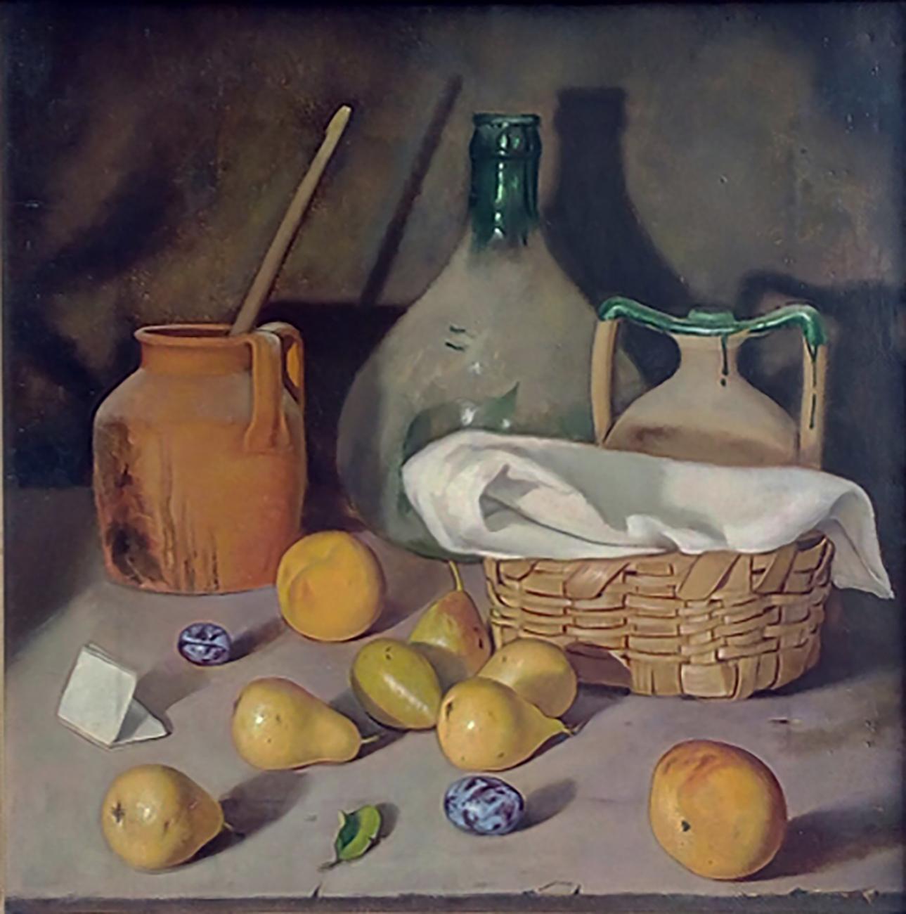 VIDA TRANQUILA - Hiper - Realista - Pintura Italiana al Óleo sobre Lienzo - Painting de Maximilian Ciccone