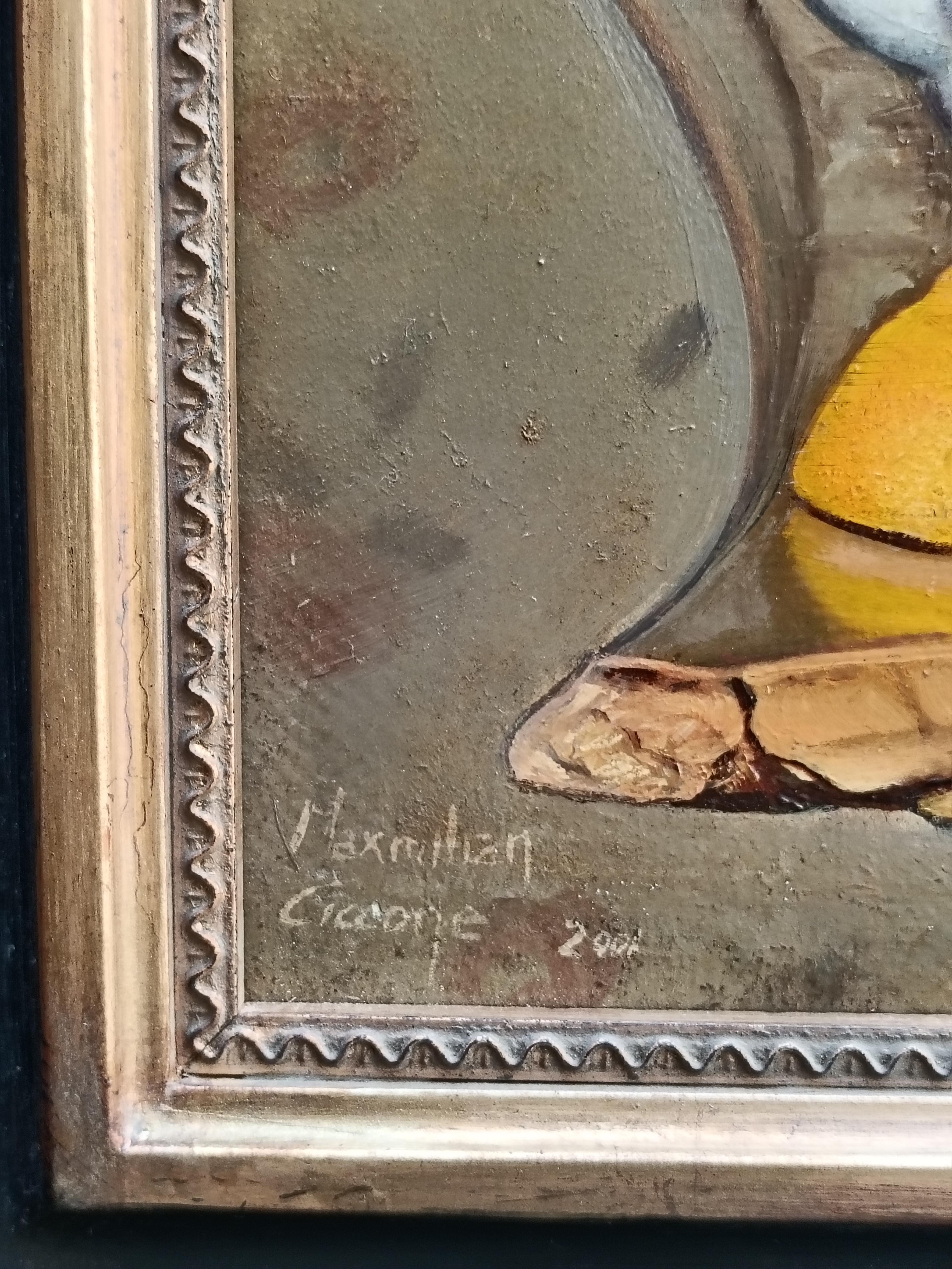 STILL LIFE – Hyper – Realistisch – Öl auf Leinwand Italienisches Gemälde im Angebot 8