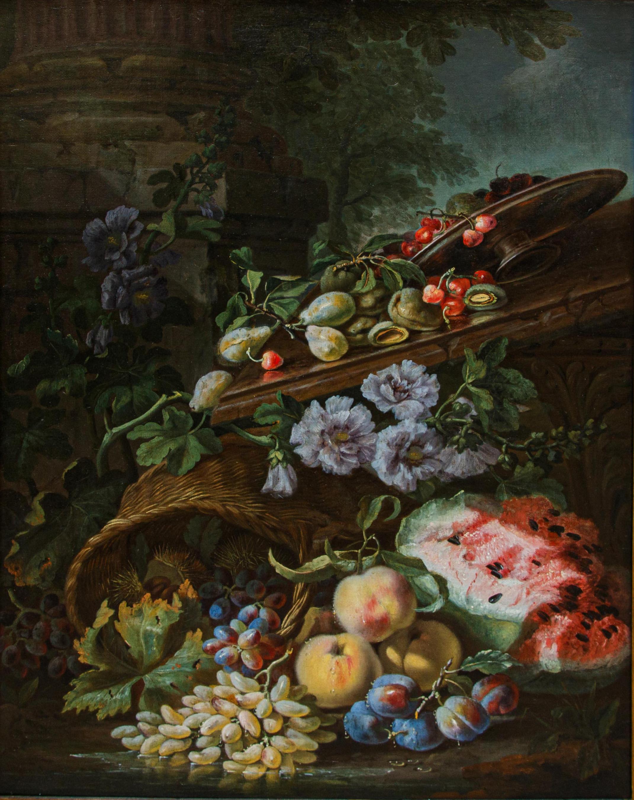 Natura morta di fiori dipinto di Maximilian Pfeiler 1